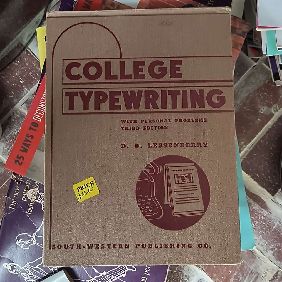 college typewriting book