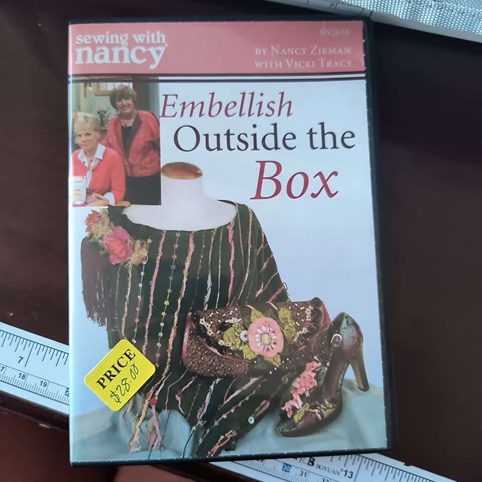 Embellish sewing with Nancy DVD