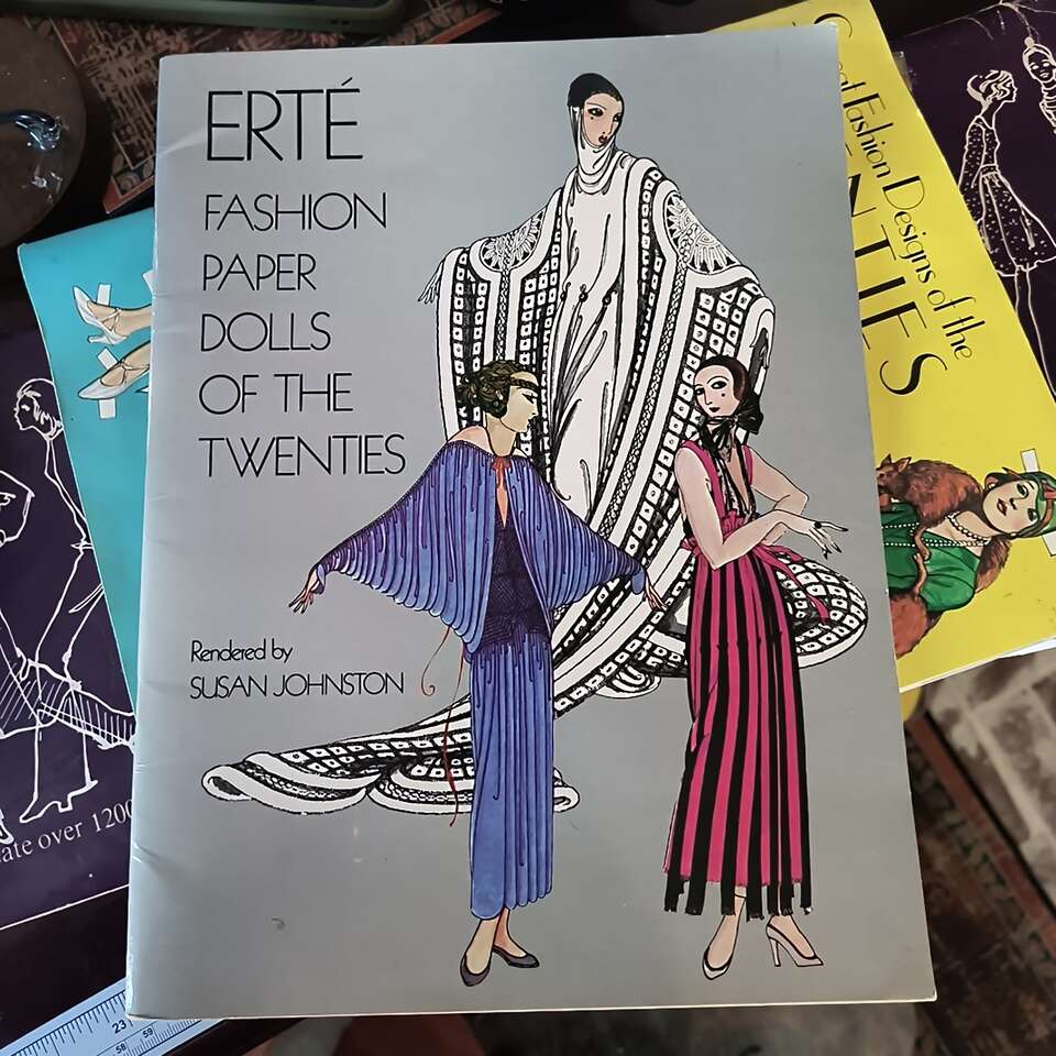 erte fashion paper dolls of the twenties
