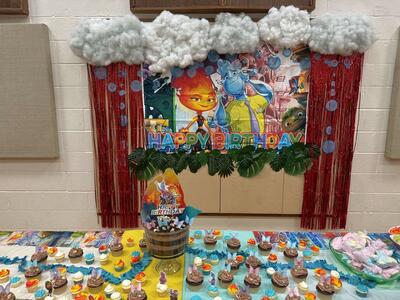 Birthday party Elemental theme