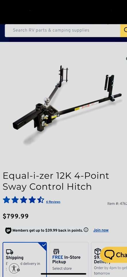 Equal-i-zer 12K 4-Point Sway Control Hitch