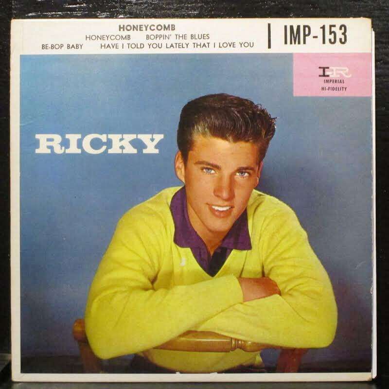 Ricky Nelson Record 1950s Rare