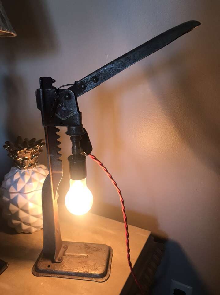 Vintage Lamp Capper Brewery