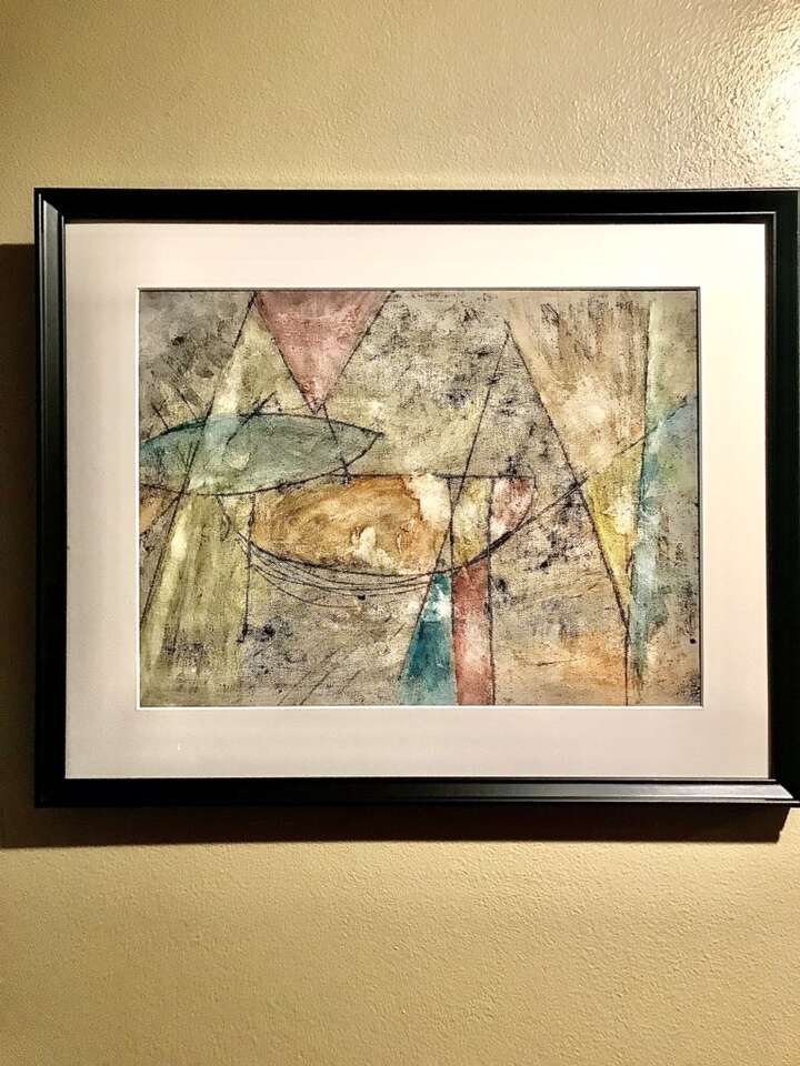 Modern Art Original Artwork With COA