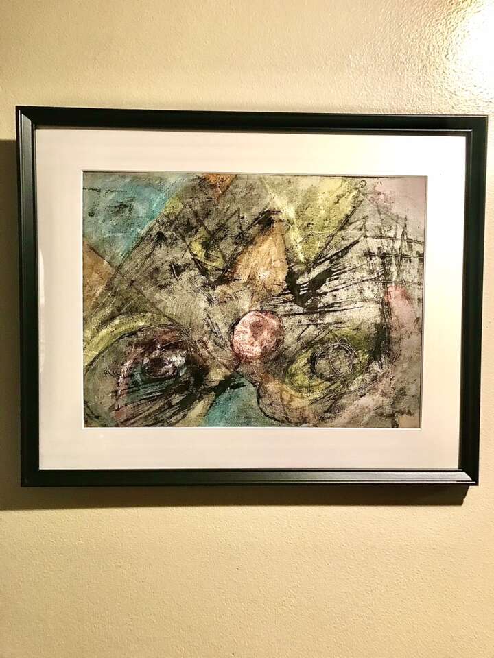 Modern Art Original Artwork COA
