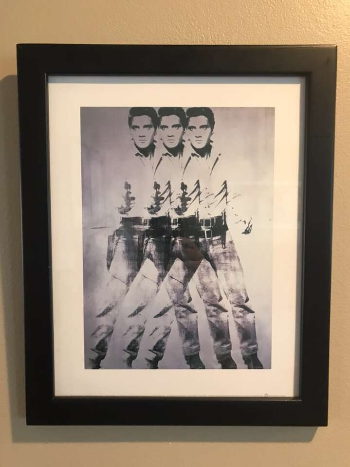 Andy Warhol Tripled Elvis lithograph Artwork