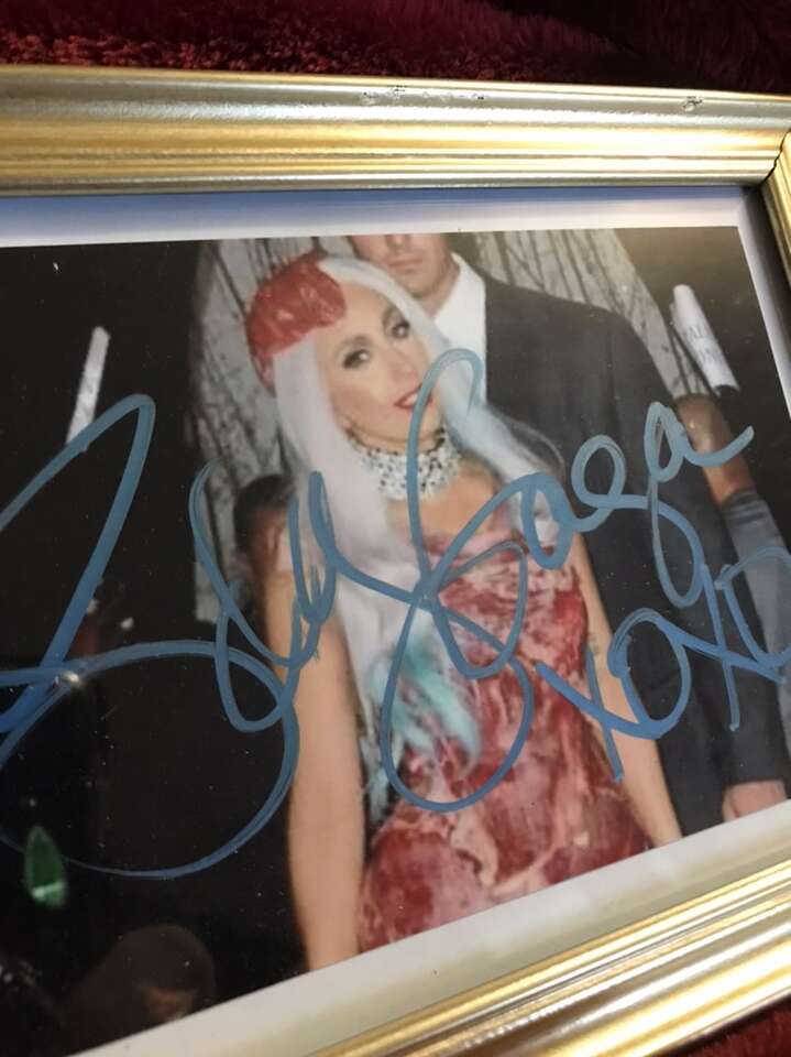 Lady Gaga Signed Autograph