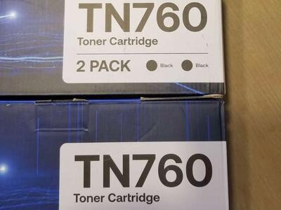 Toner cartridges 2 package