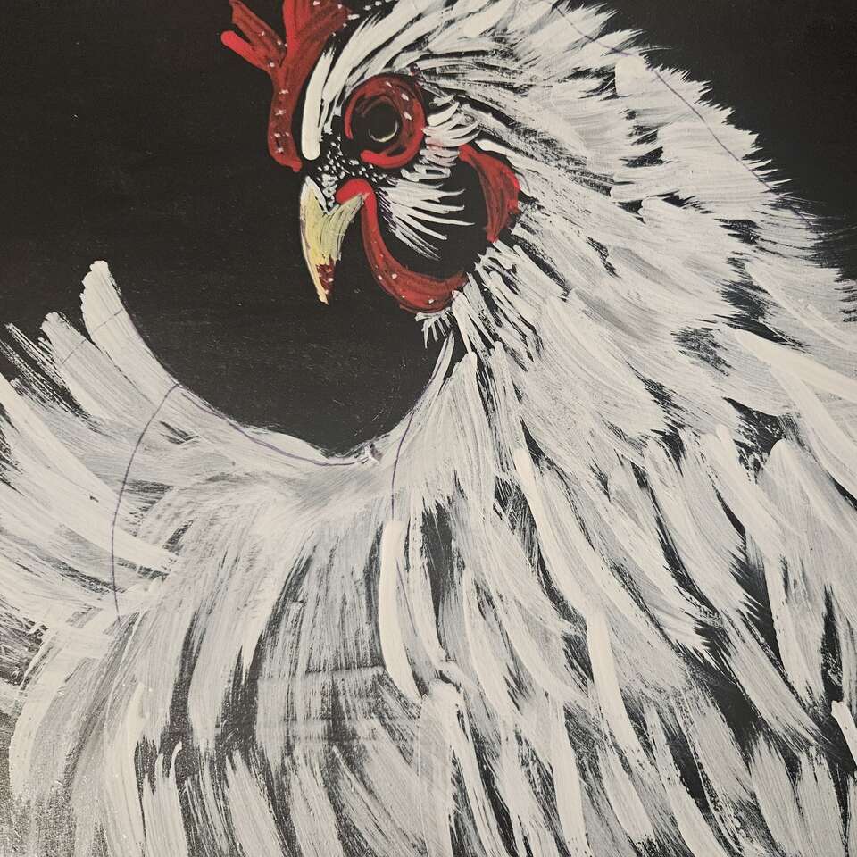 Chicken painting