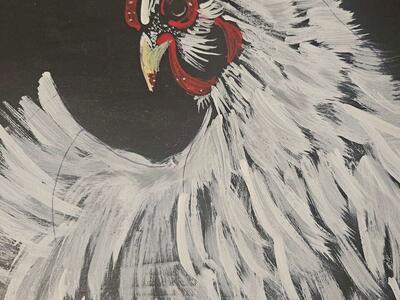 Chicken painting