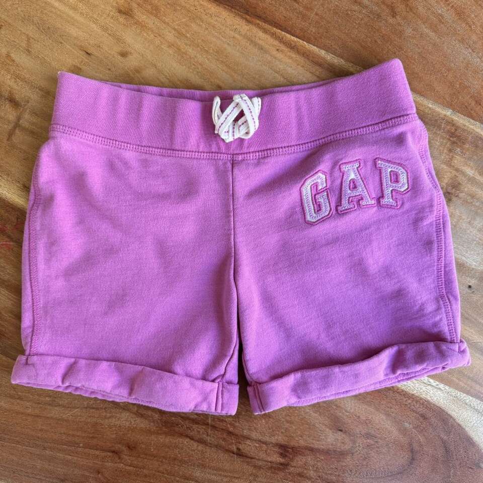 GAP KIDS Fleece Sweat Shorts - Girls M - Pull-on - Stitched Logo