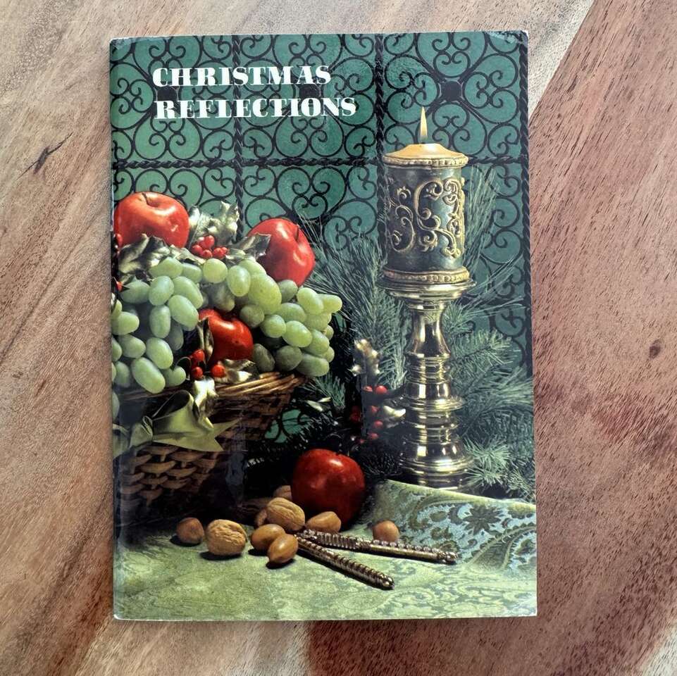 Vintage HALLMARK Christmas Reflections Book - 60XTR 1-2 - Holiday Greeting