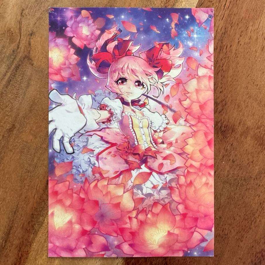 MADOKA MAGICA Art Print - 4x6 - Anime Manga Chibi