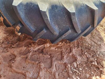 15.5×38 tractor duals. Tires wheels