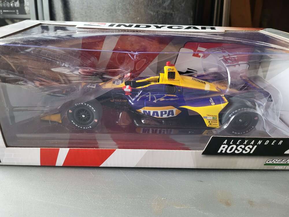 Alexander Rossi signed indy car
