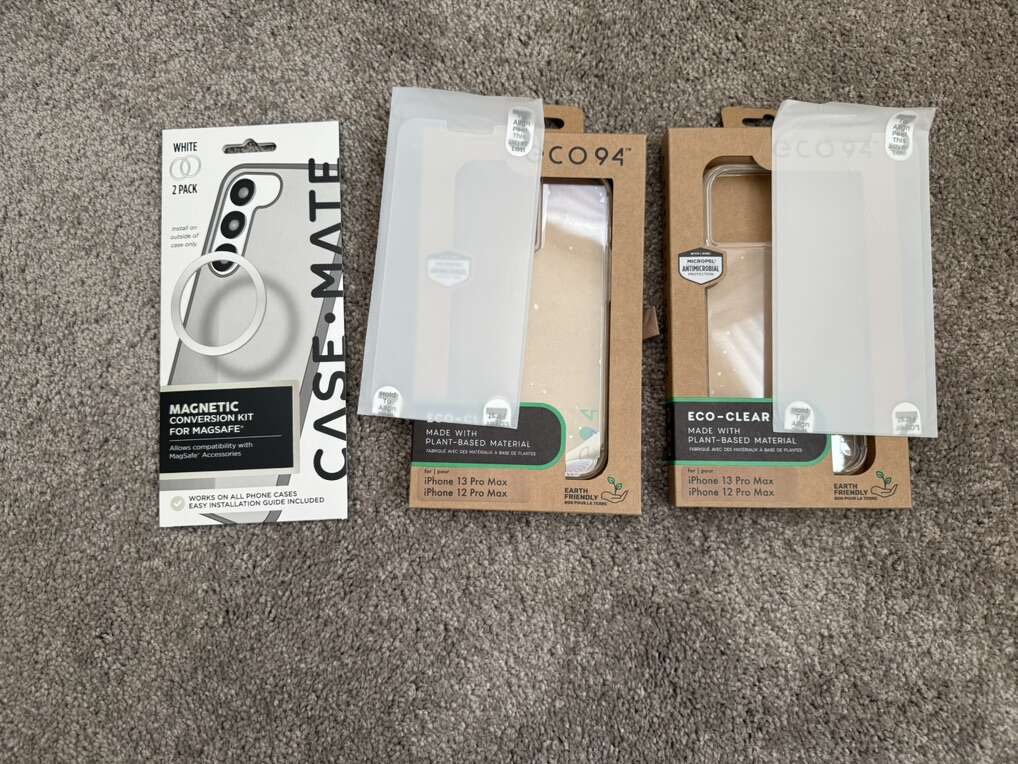 2 Cases, Screen Protectors, and MagSafe