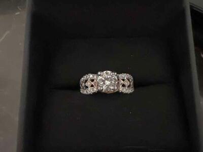 14K Rose And White Gold Ring