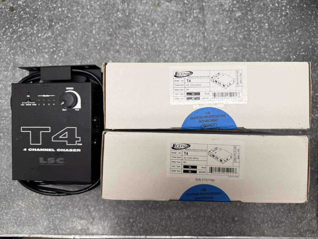 4x LSC T4 4-channel Light Chasers