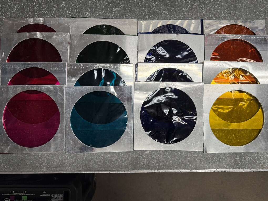 Various Lighting Filter Gels