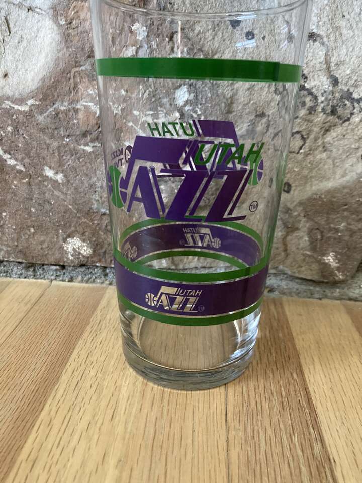 Utah Jazz Glass