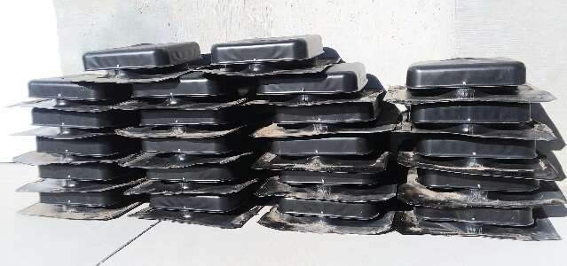 22 Air Vents, Roof Vent Square Aluminum Black