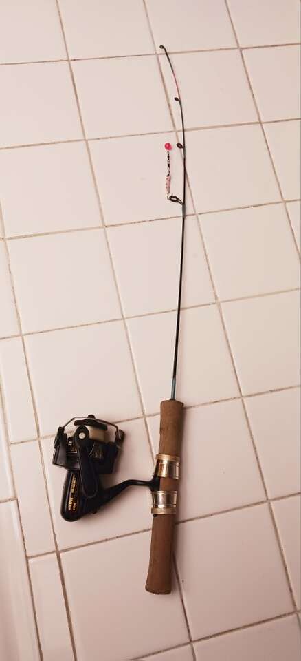 Mitchell Ice Breaker jig rod and reel
