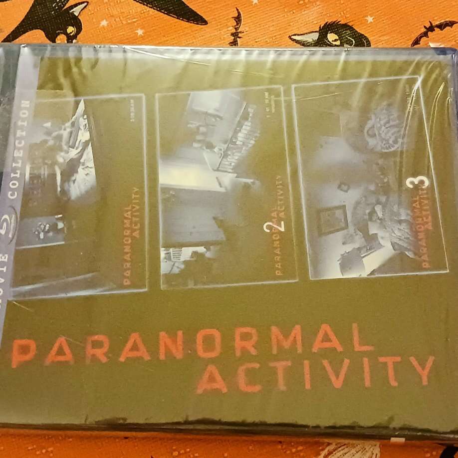 Paranormal Activity 1, 2 and 3 Blue Ray disc New!