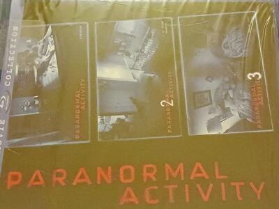 Paranormal Activity 1, 2 and 3 Blue Ray disc New!