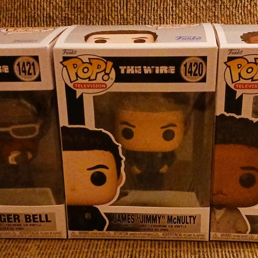 The Wire Funko Pop! Set of 3! Please See descripti