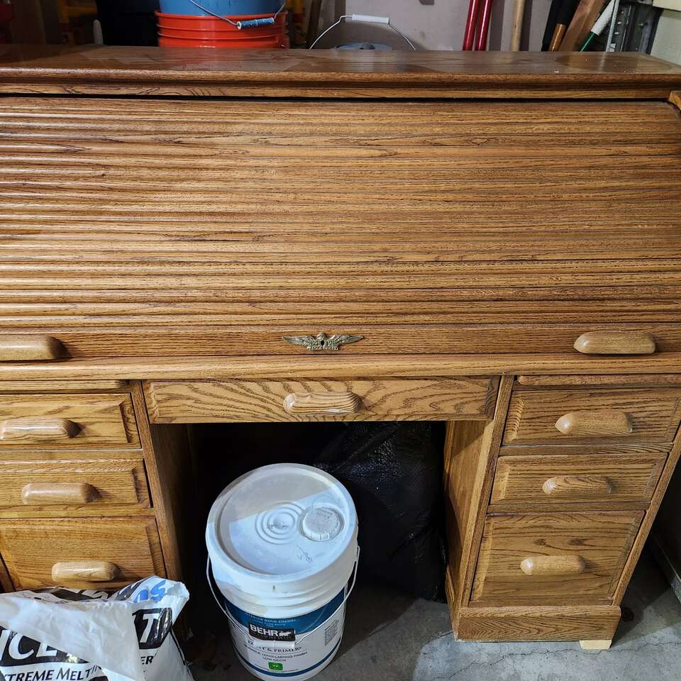 Oak Roll Top Desk Furniture