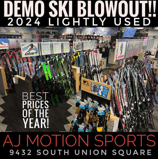 Demo Skis Blowout is happening now!