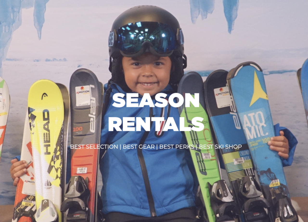 Ski package season rentals from $99