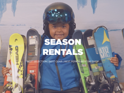 Ski package season rentals from $99