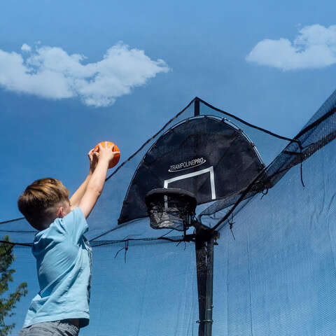 TrampolinePro Jump Slammer basketball hoop for the trampoline