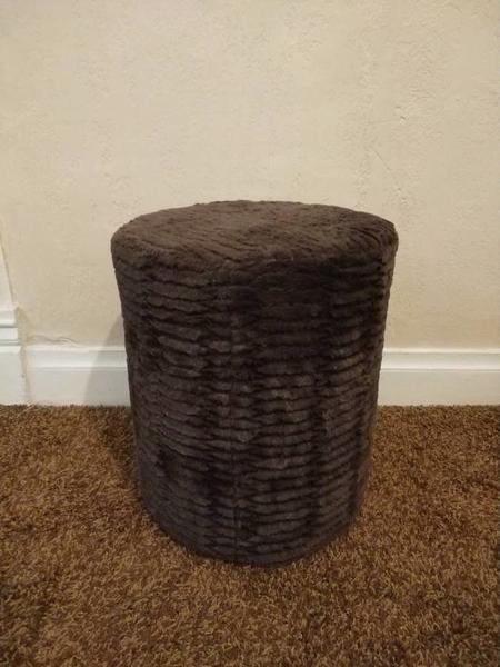 Like-new Nice Chocolate Ottoman