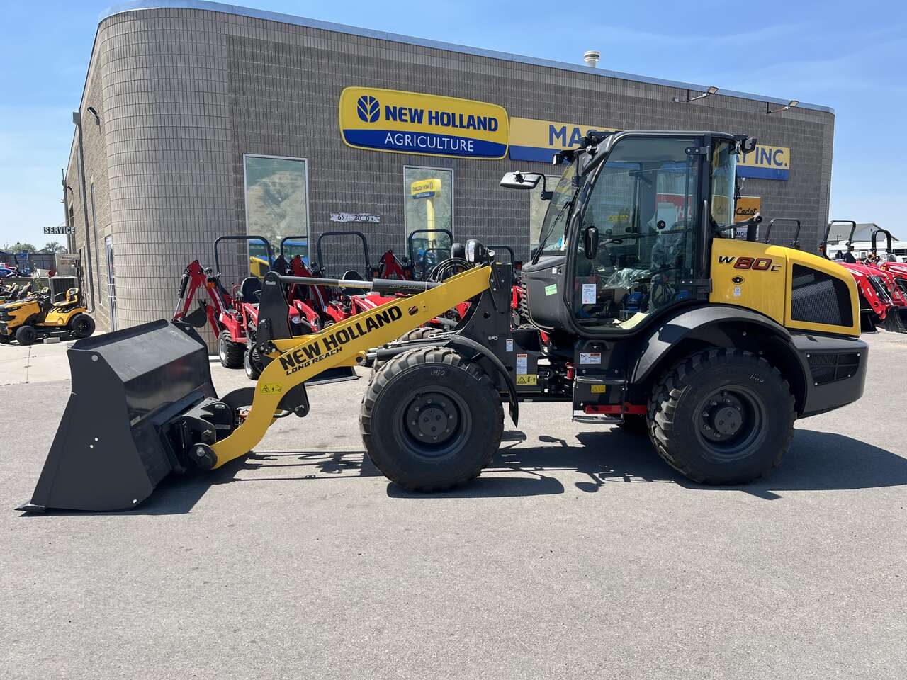 New Holland W80C Long Reach Compact Wheel Loader