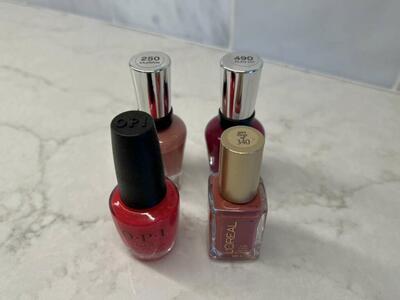 Bottles of Fingernail Polish