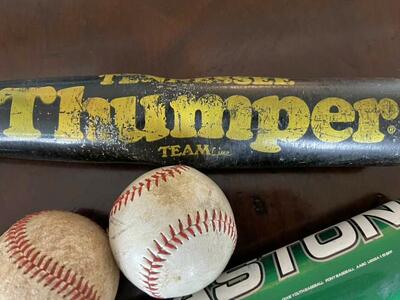 Baseball Bat + Glove