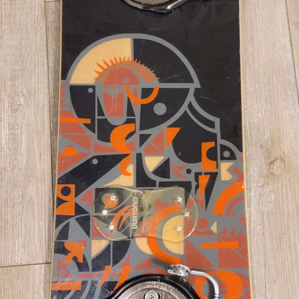 Burton King 158 Wide Snowboard w/ K2 Clicker Bindings