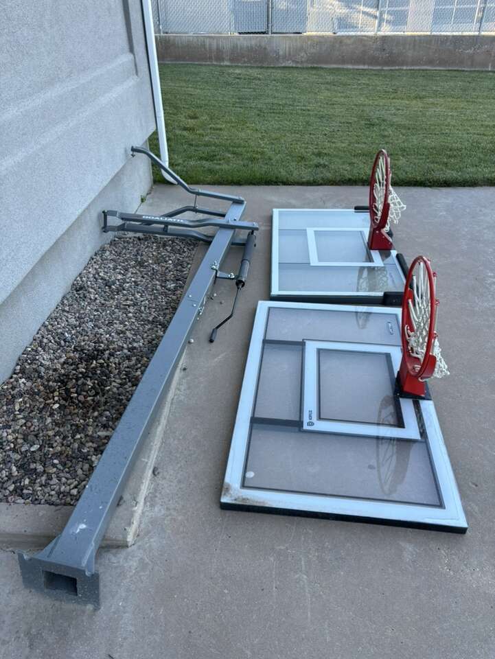 Glass Basketball Hoop