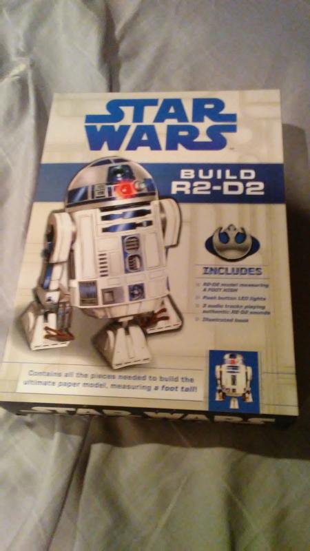 Build Your Own 3D Paper Figure from Star Wars r2d2