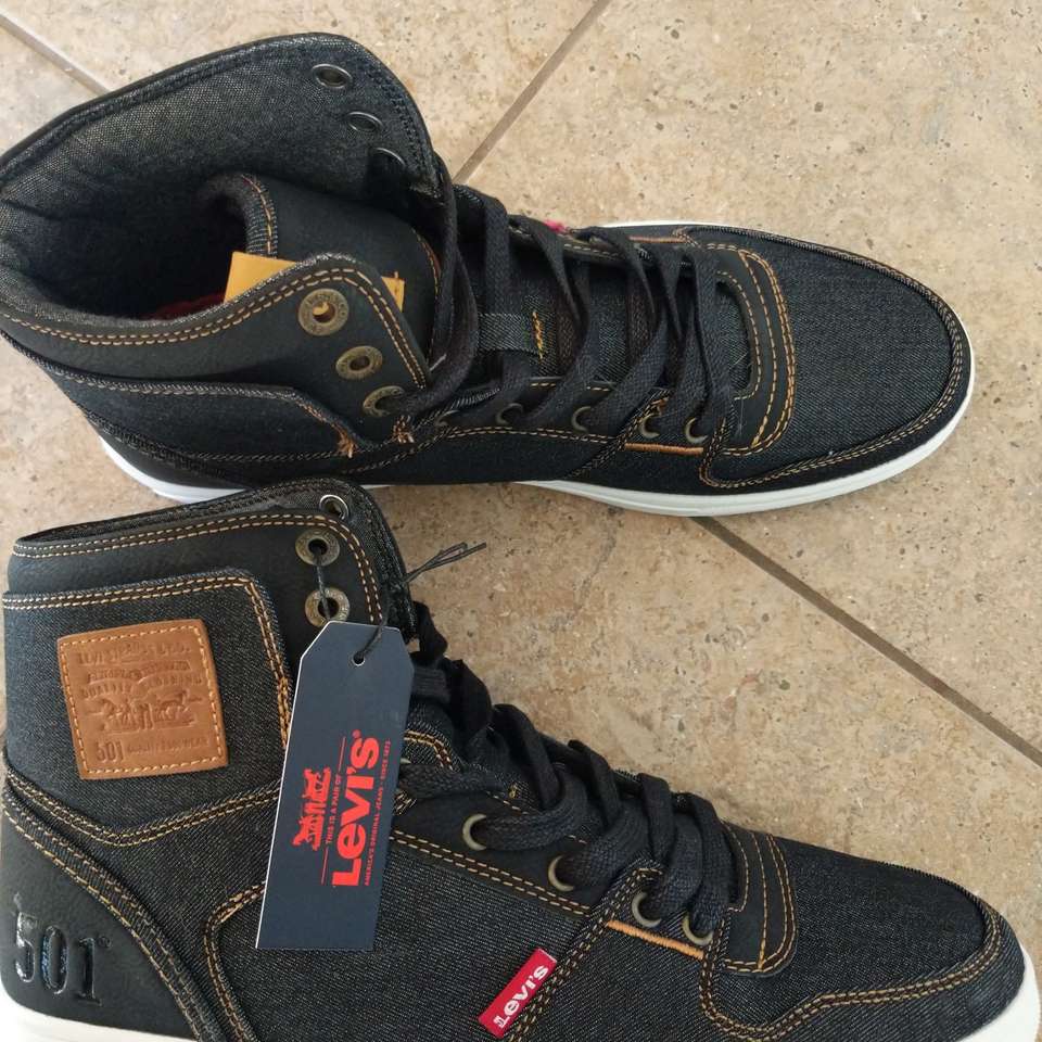 Levi's sz 10 Mens 501 Denim Fashion Lace-up High