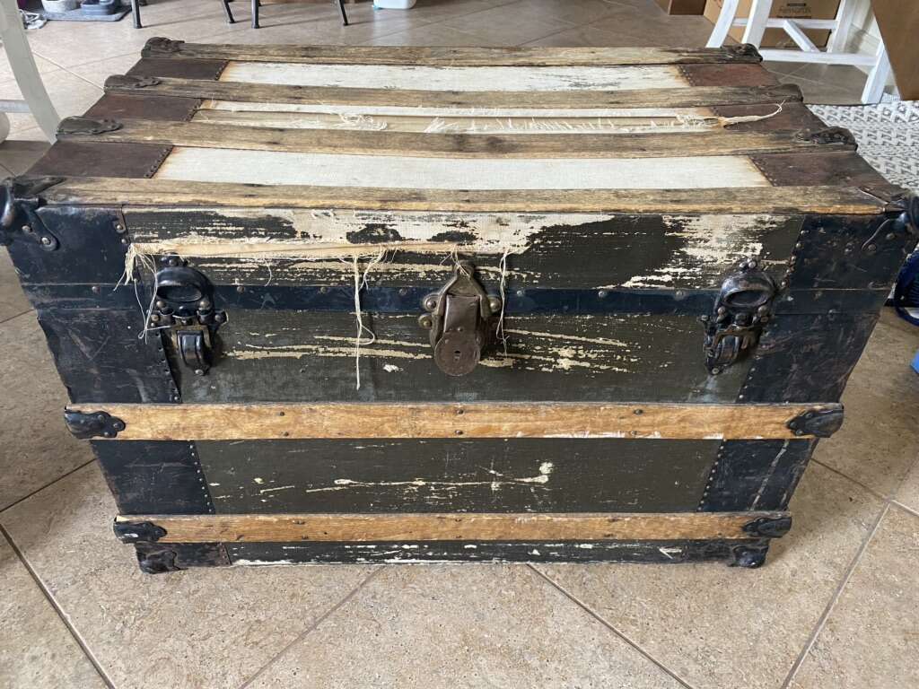 Vintage Antique Storage Trunk