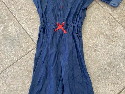 Girls Child Size Large Rosie Riveter 1940 Costume