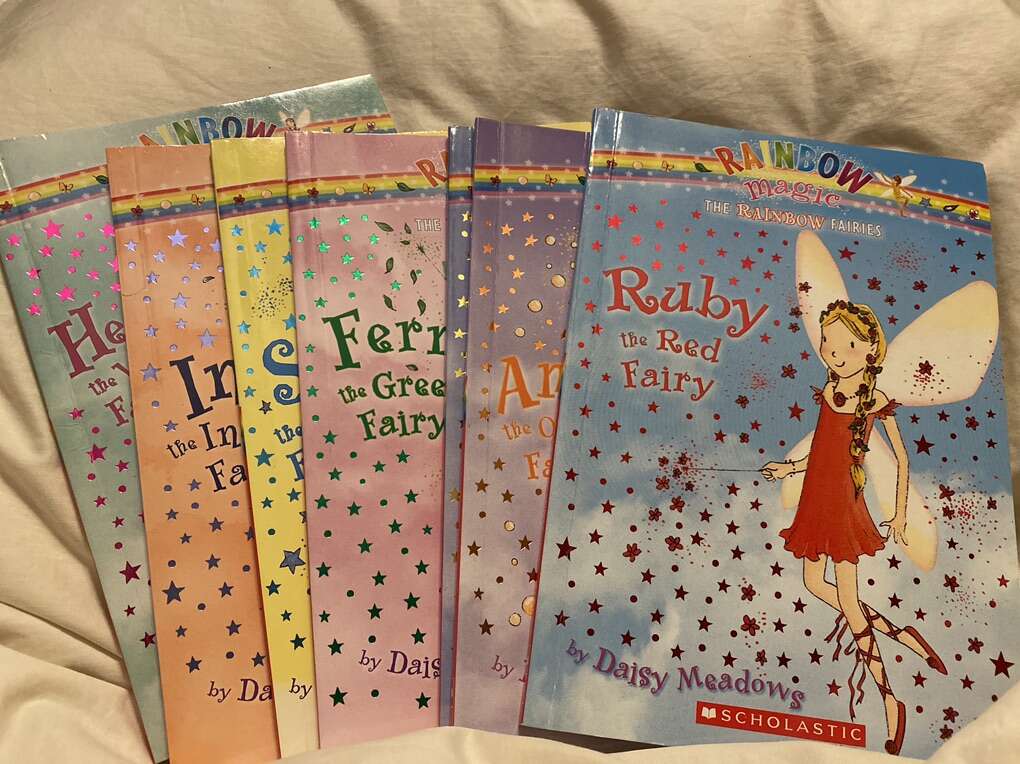 7 Rainbow Fairies Scholastic Books Fairy