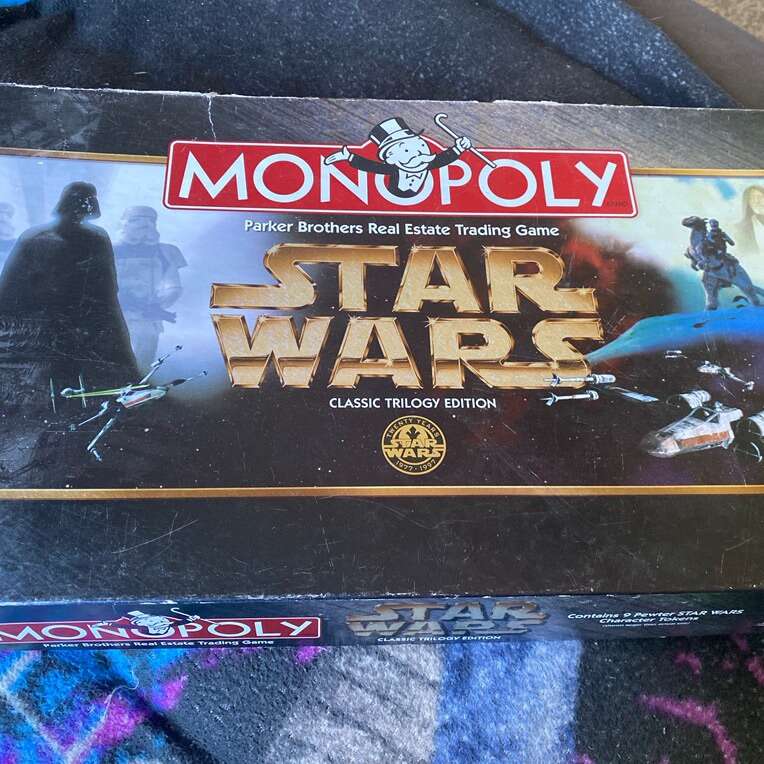 1997 Monopoly Star Wars Missing 3 Pewter Figurines