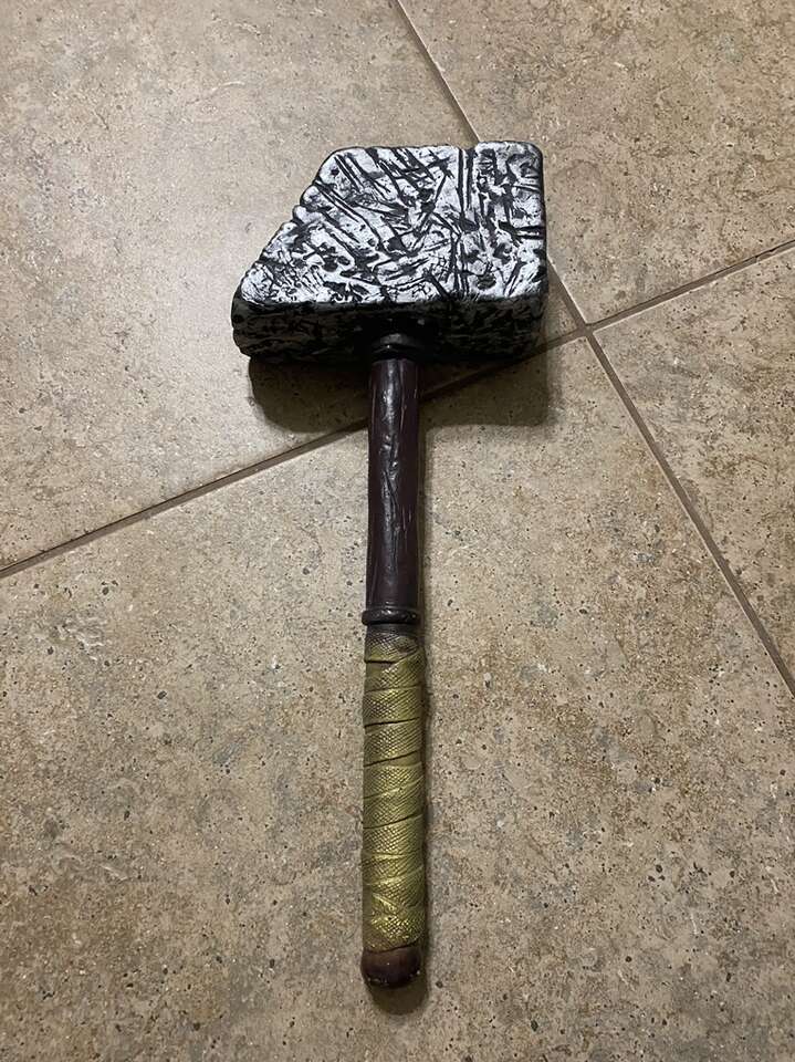 Plastic Halloween Costume Hammer