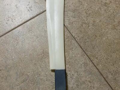 Large Plastic Knife Machete Halloween Costume