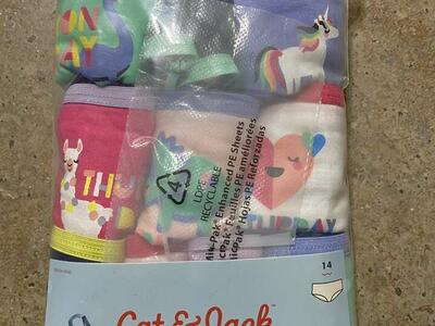 Size 14 Hipster Girl Cat Jack Underwear 9