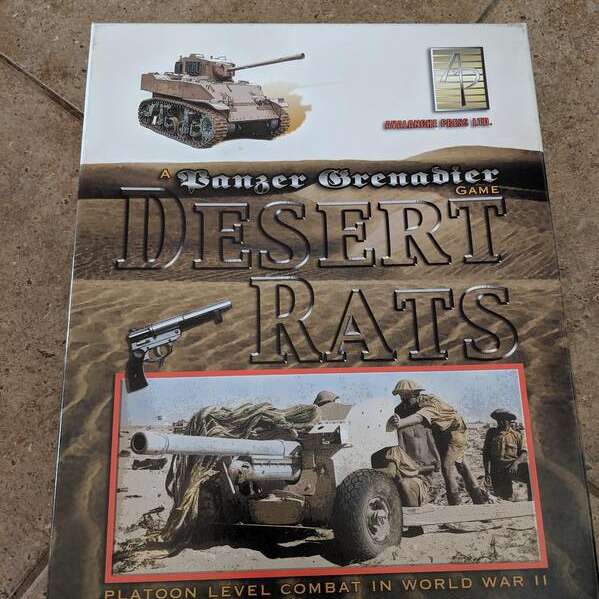 AVALANCHE PRESS DESERT RATS PANZER GRENADIER GAME military